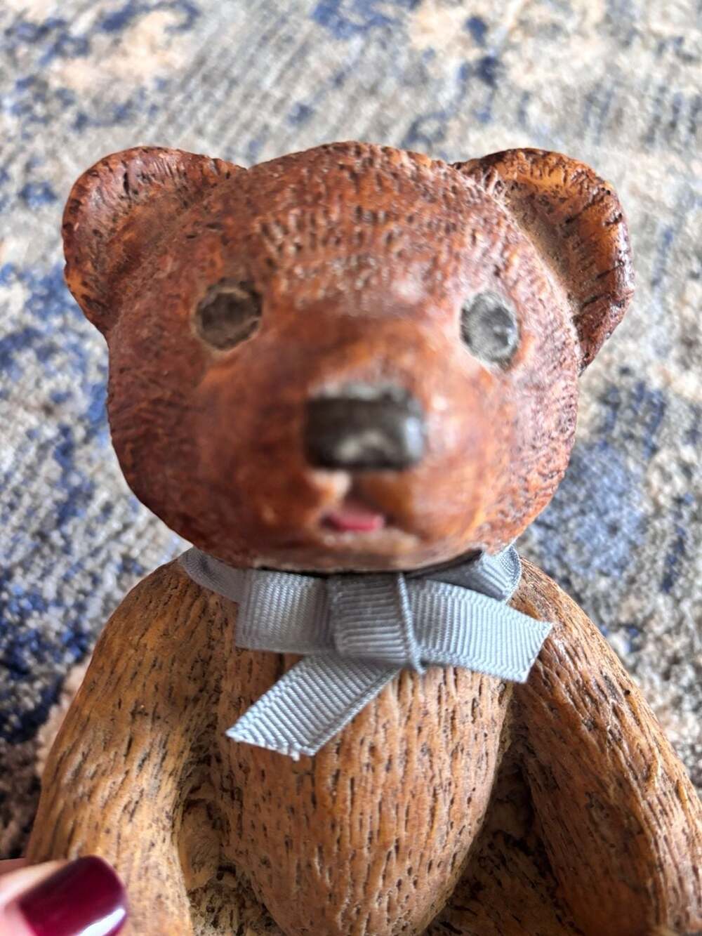 Vintage 1983 FAO Schwarz Teddy Bear Wall Hook